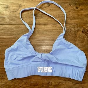 VS PINK Halter-Style, Small Lavender Sports Bra